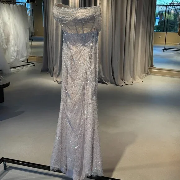 Milla Spectacular sequined maxi dress in gold